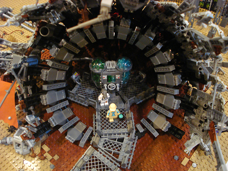 Illustration for article titled In this post-apocalyptic diorama, Hell comes to Lego Land